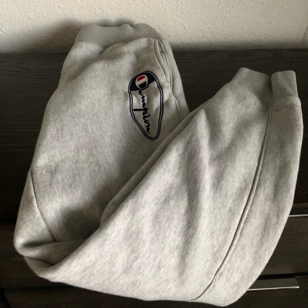 Grey champion sweatpants